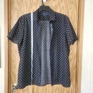 ​Perry Ellis Men’s Slim Fit Short Sleeve Geometric Print Shirt​ Button Down